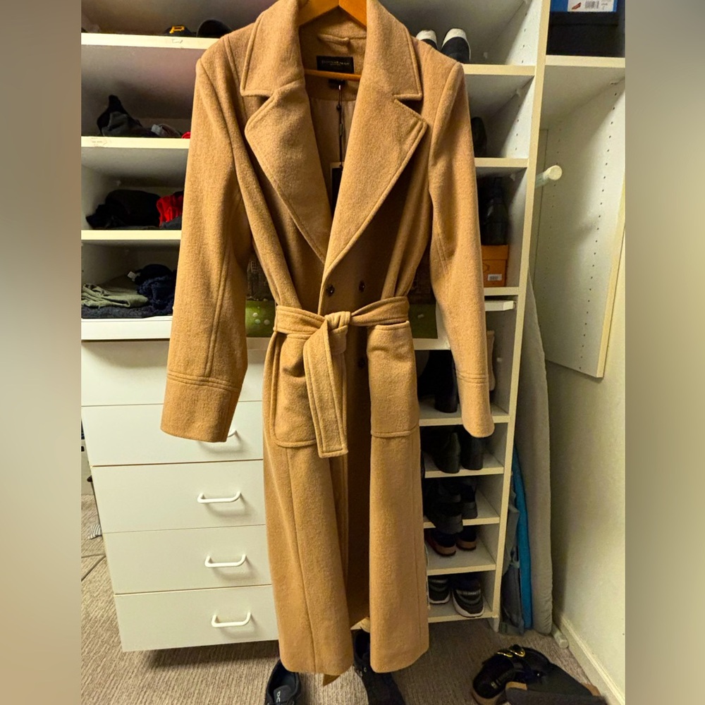 NWT Donna Karan Women's Wool/Cashmere Coat